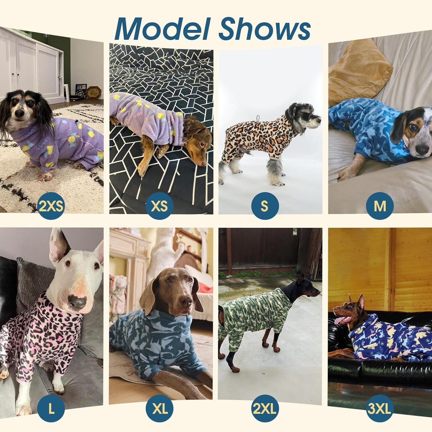 ROZKITCH Large Dog Clothes Soft Fleece Pullover Pajamas, Pet Windproof Warm Cold Weather Jacket Vest with Reflective Zipper, Jumpsuit Apparel Outfit Clothes for Large Dog Dinosaur 3XL