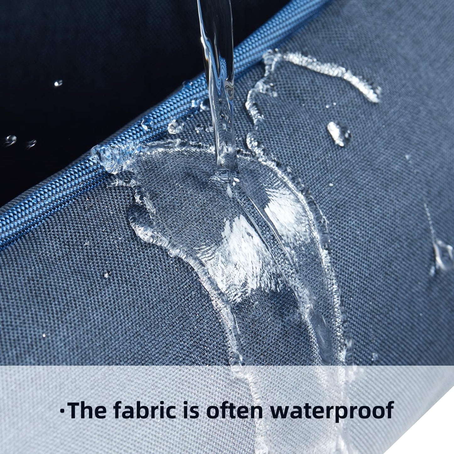 Orthopedic Dog Beds for Medium Dogs, Durable Egg Crate Foam Sofa Dog Bed wit Washable Removable Cover,Waterproof Lining,Pet Bed for Large Dogs (Dark Grey-Velvet, 39.4" L x 31.5" W x 7.4" Th)