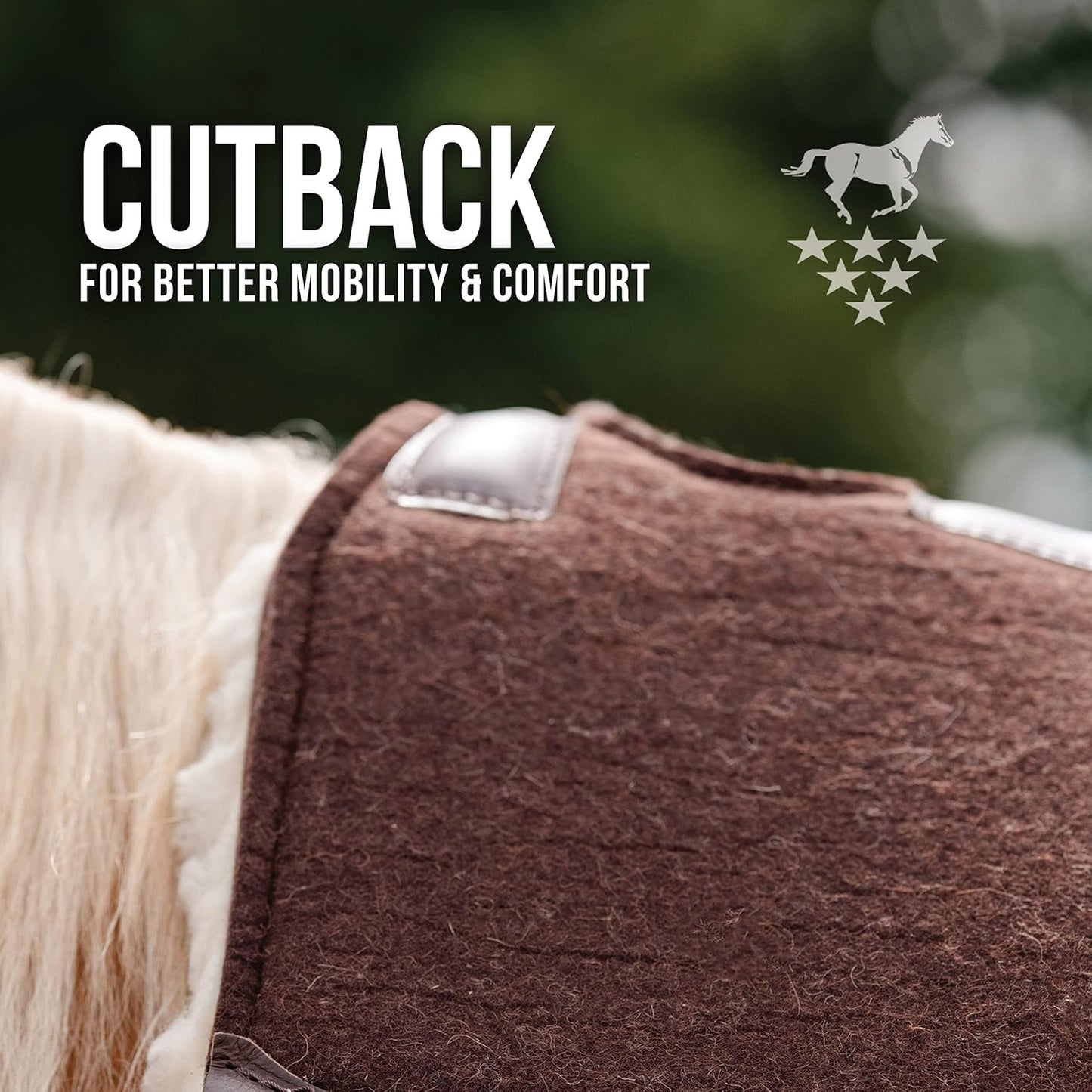 Professional's Choice 100% Steam-Pressed Wool Felt Saddle pad