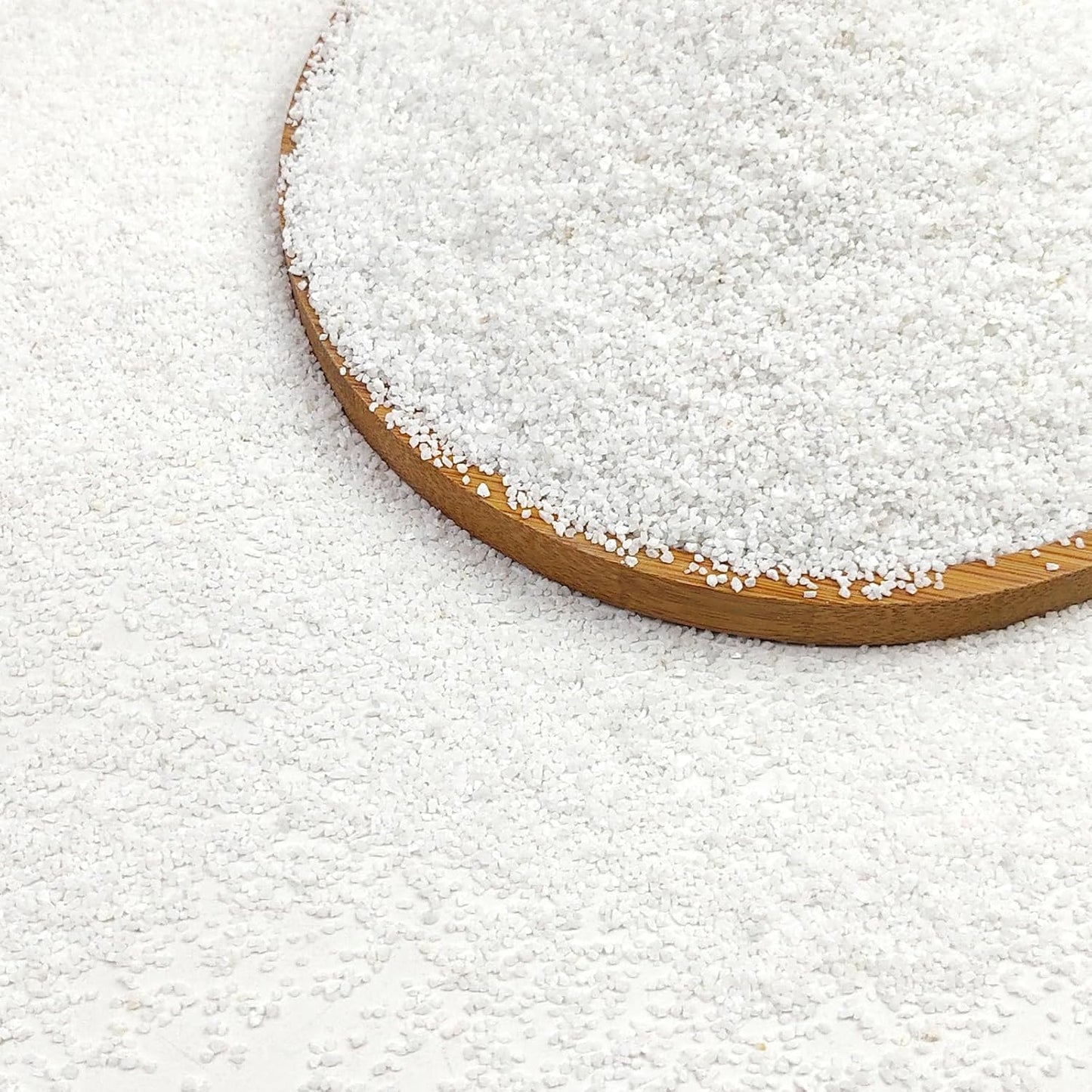 20 lbs Aquarium White Sand, 0.4-0.8 mm Mini Aquarium Gravel for Fish Tank. Decorative Sand for Fish Tank, Paintings, Plants Potted, Fire Pits, Candle, Vase and Crafts