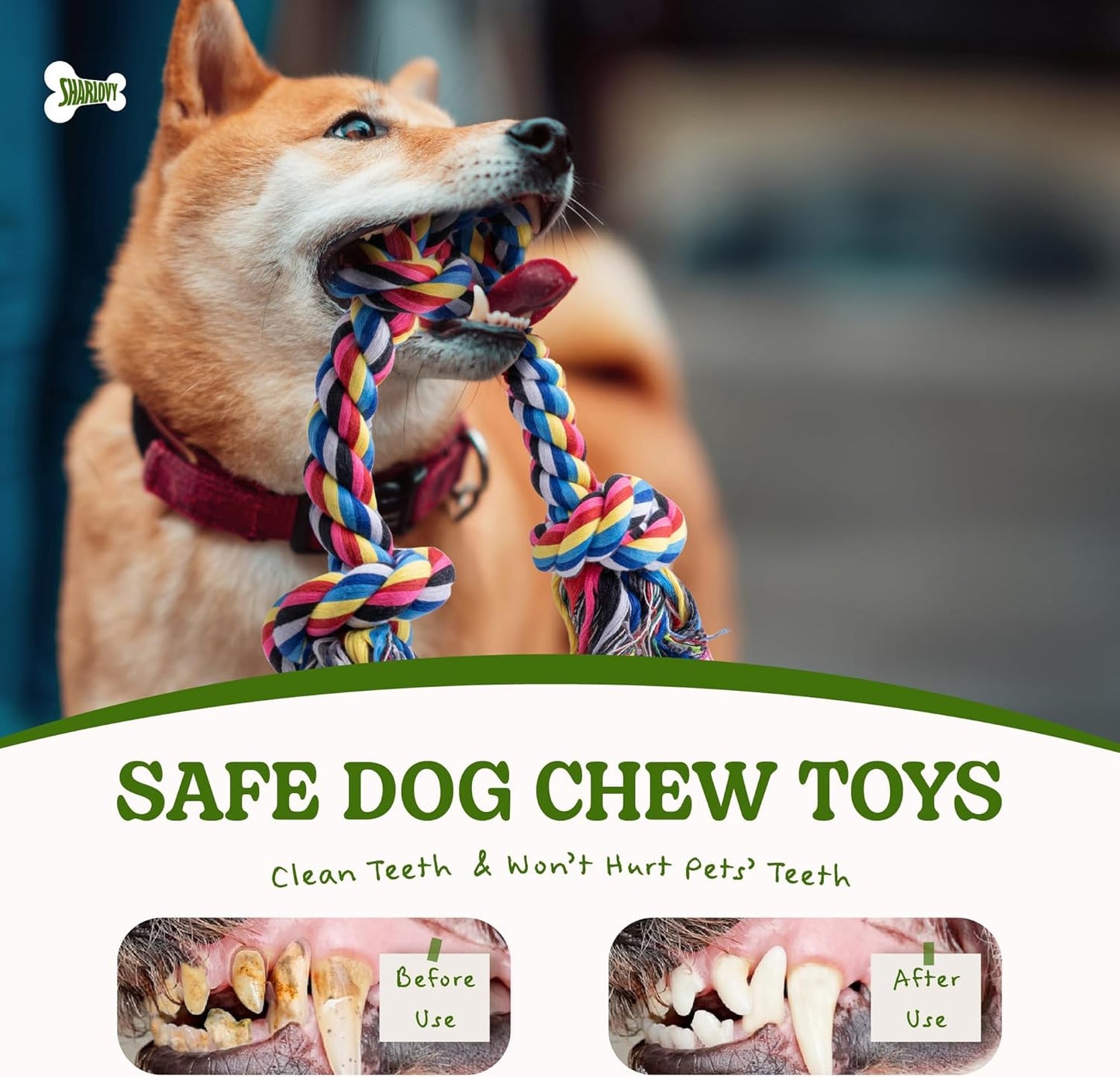 Dog Rope Toy for Large Dogs, 2 Pack Heavy Duty Dog Chew Toys for Aggressive Chewers, Indestructible Dog Toys for Super Chewer, Durable Tug of War Pet Toy for Medium to Large Breed Teeth Cleaning