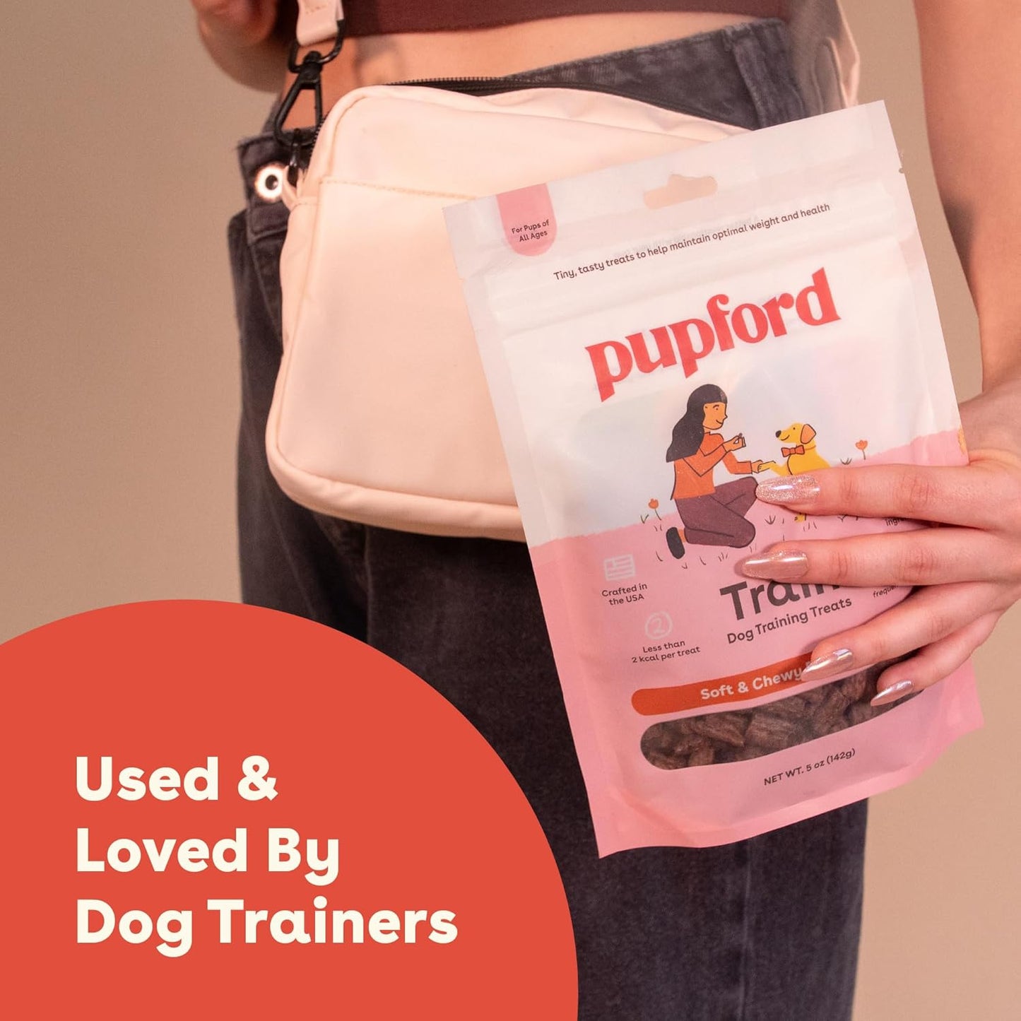 Pupford Soft & Chewy Training Treats for Dogs & Puppies (Beef, 5 oz)