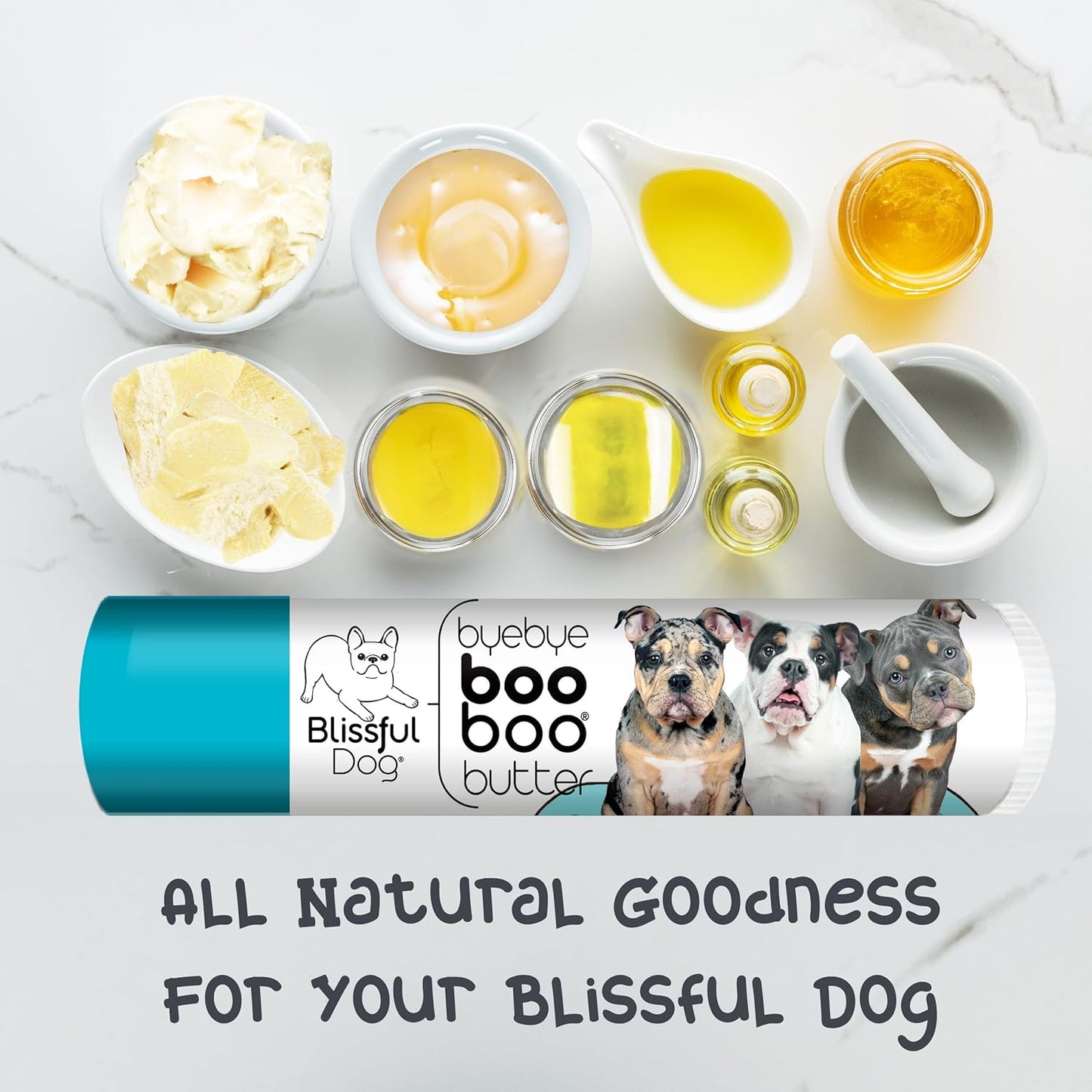 The Blissful Dog .15 oz Tube Olde ENGLISHE Bulldogge Booboo Butter