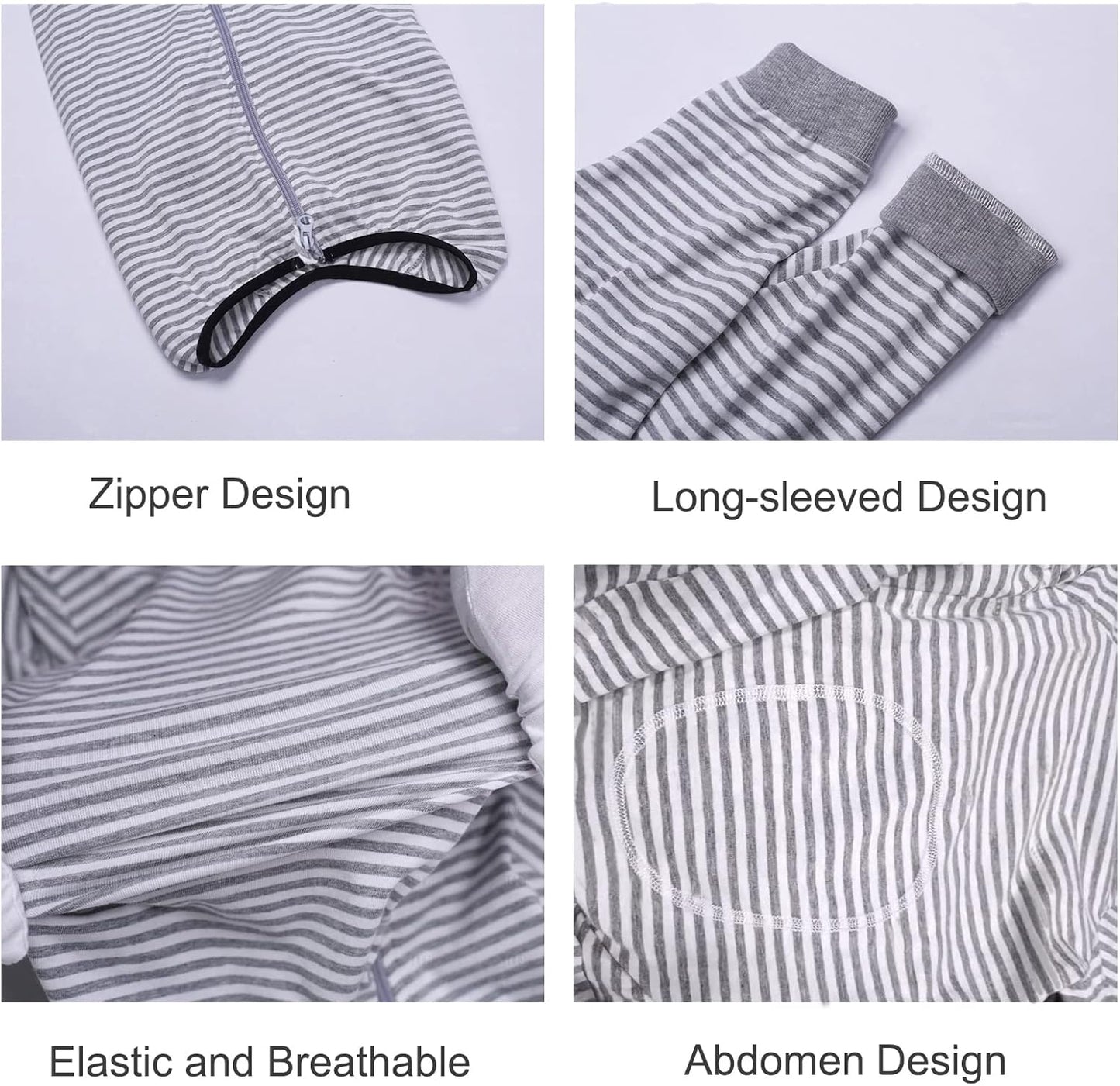 Yeapeeto Dog Onesie Surgery Recovery Suit for Large Medium Bodysuit Dogs Pajamas PJS Full Body for Shedding, Prevent Licking, Wound Protection, Cone Alternative (X-Large, Grey)