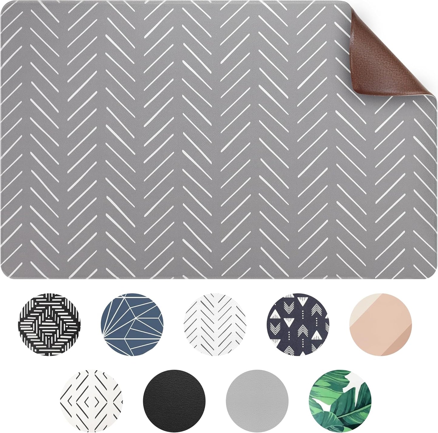 NALALAS Dog Mat for Food and Water, Cat Feeding Mat | Waterproof Dog Bowl Mat | Non-Slip Pet Food Mat for Floors | Pet Mats for Food and Water | Easy to Clean