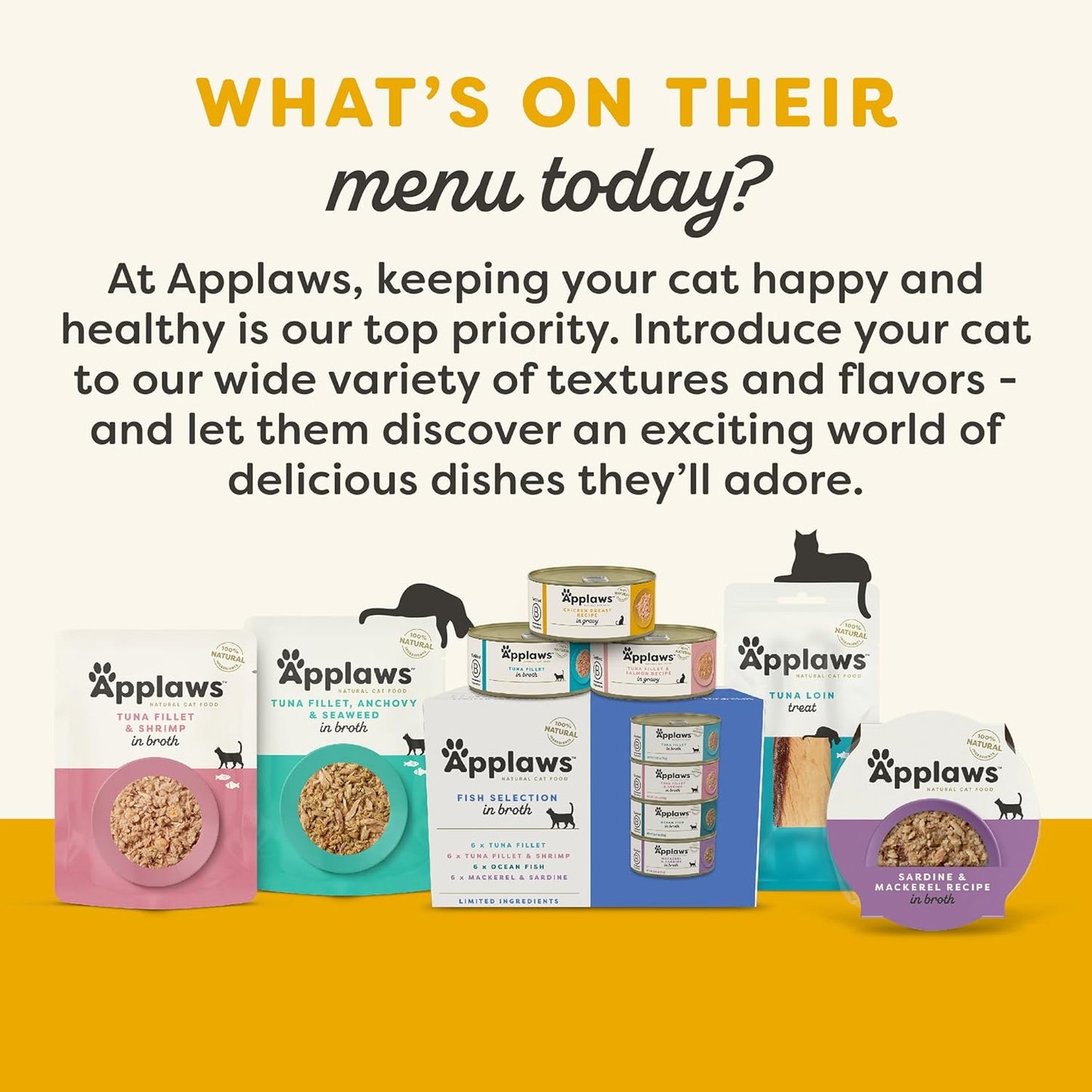 Applaws Natural Wet Cat Food in Broth, Limited Ingredient Canned Wet Cat Food, No Additives, Made with Natural Ingredients, Chicken Selection in Broth Cans (20 x 5.5 oz Cans)