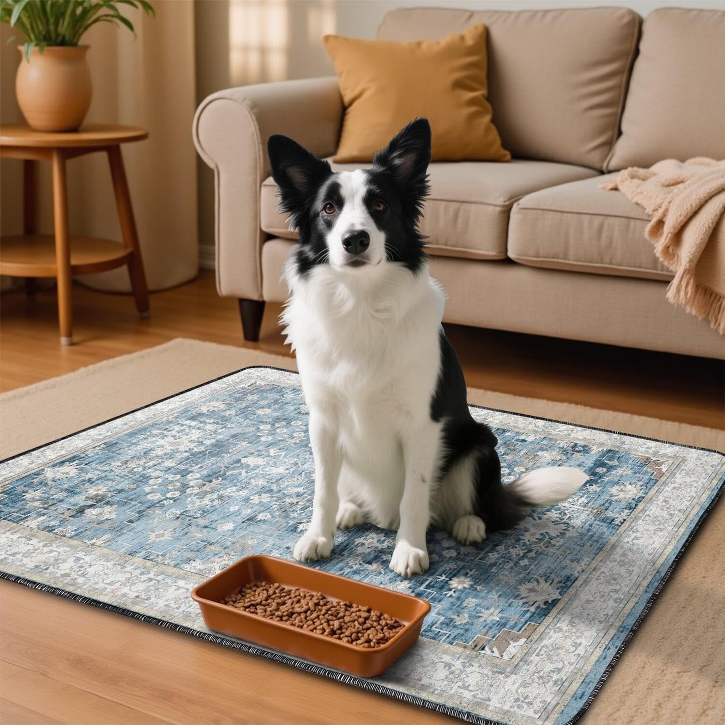 Washable Pee Pads for Dogs 2 Pack, Absorbent Reusable Puppy Pads Waterproof, Leakproof & Non-Slip Whelping Pad, Potty Training Pads for Dogs Playpen Mat 24x36