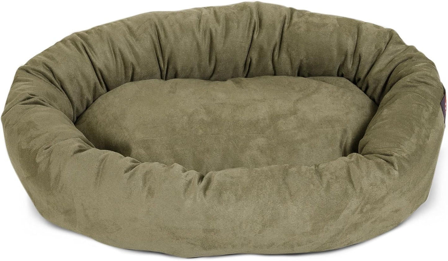 Majestic Pet Villa 32 Inch Shredded Memory Foam Dog Bed for Medium Sized Dogs 32x23x7 Inch–Orthopedic Dog Bed - Durable Pet Bed - Washable Medium Pet Bed with Head Support-Azure