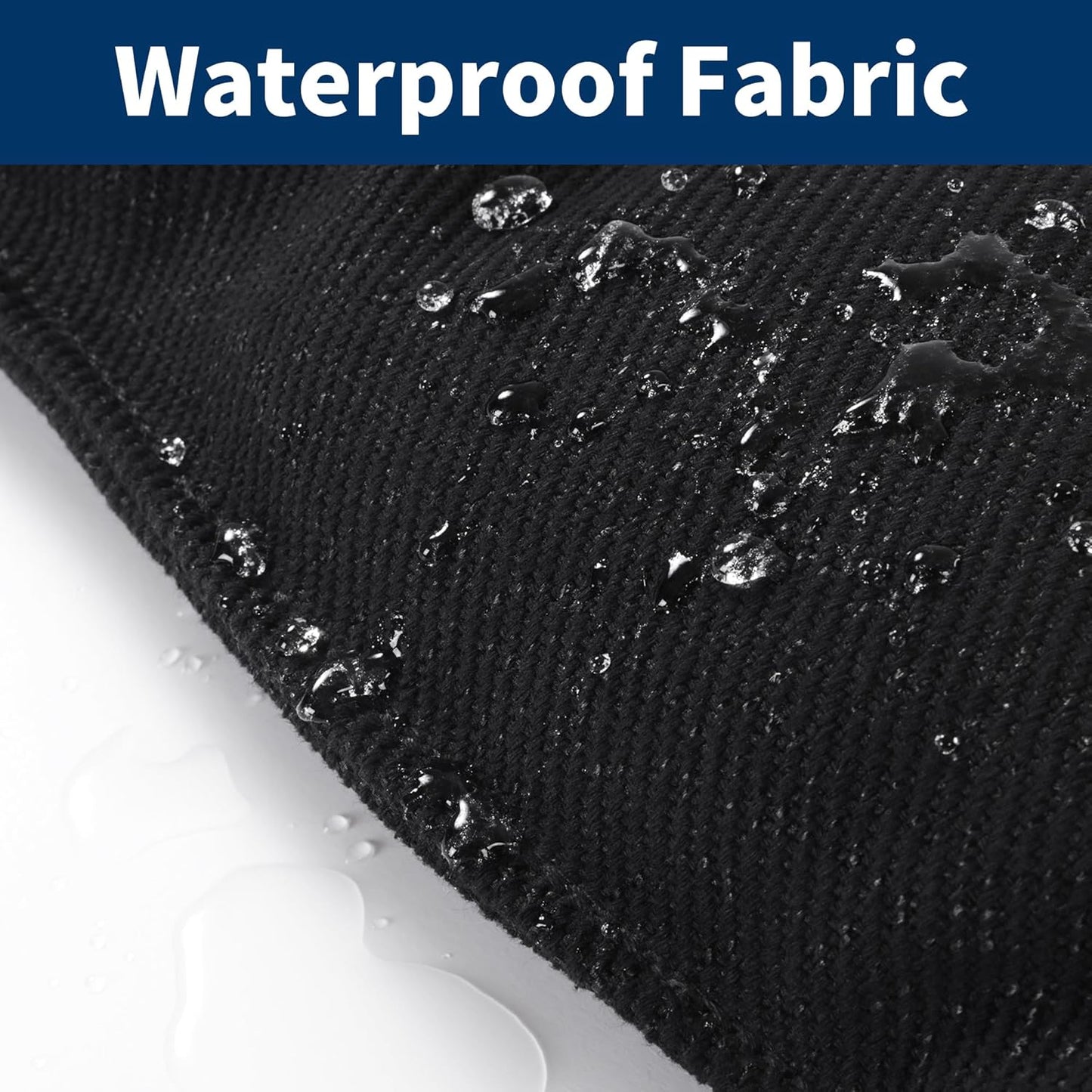 MABOZOO Chew Proof Indestructible Dog Beds for Aggressive Chewers,Durable Dog Crate Pad,Washable Tough Pet Mats for Kennel,Black,XL 28x41 in