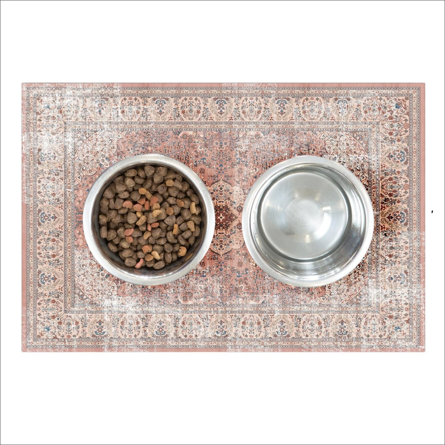 Lovewag Washable Pee Pads for Dogs - Decorative 24x16 Waterproof Dog Potty Pads - Non-Slip, Super Absorbent, Machine Washable - Stylish Floor Cover for Senior Dogs & Puppies - 2 Pack (Blushing Rose)