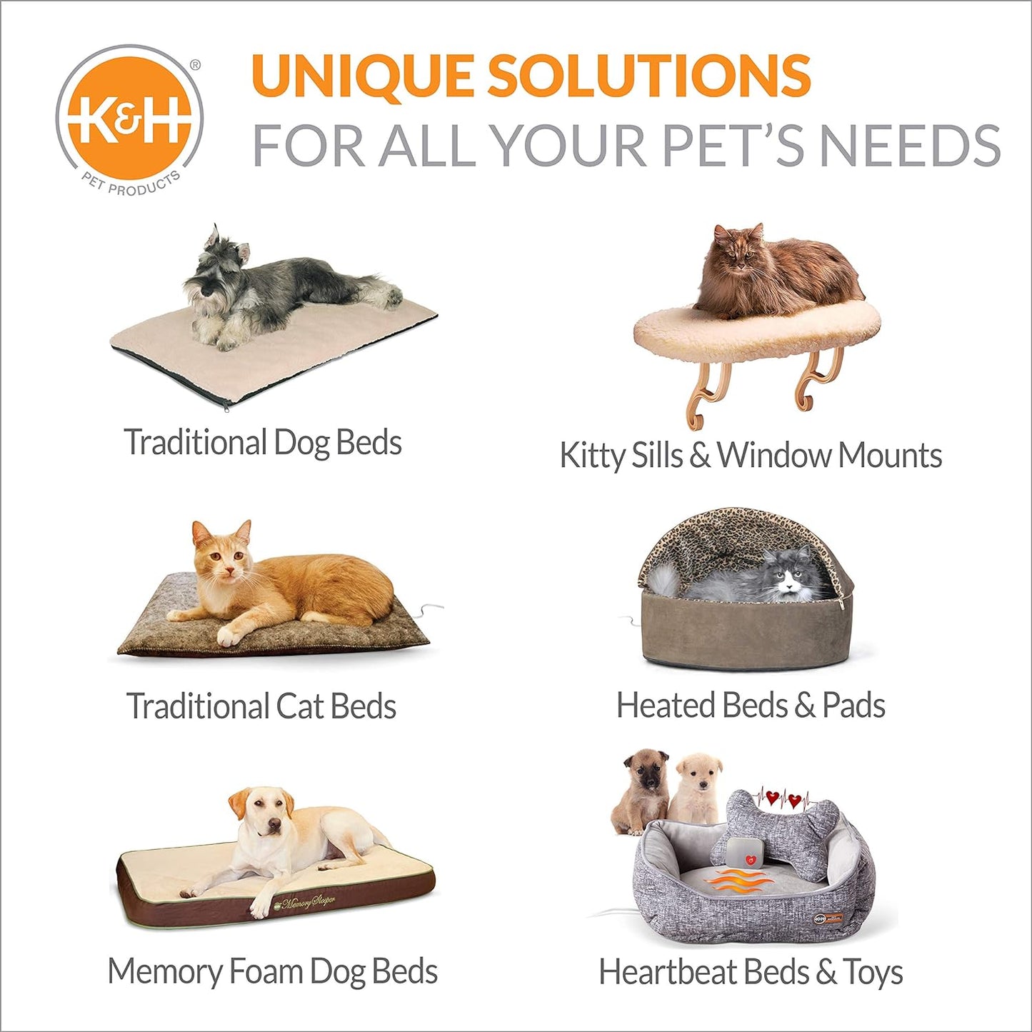 K&H Pet Products Unheated Kitty Mod Dream Pod Cat Bed for Large Cats or Small Dogs, Indoor Covered Privacy Cave, Collapsible, Easy Clean Washable Cushion - Unheated Round 22in Gray/Black
