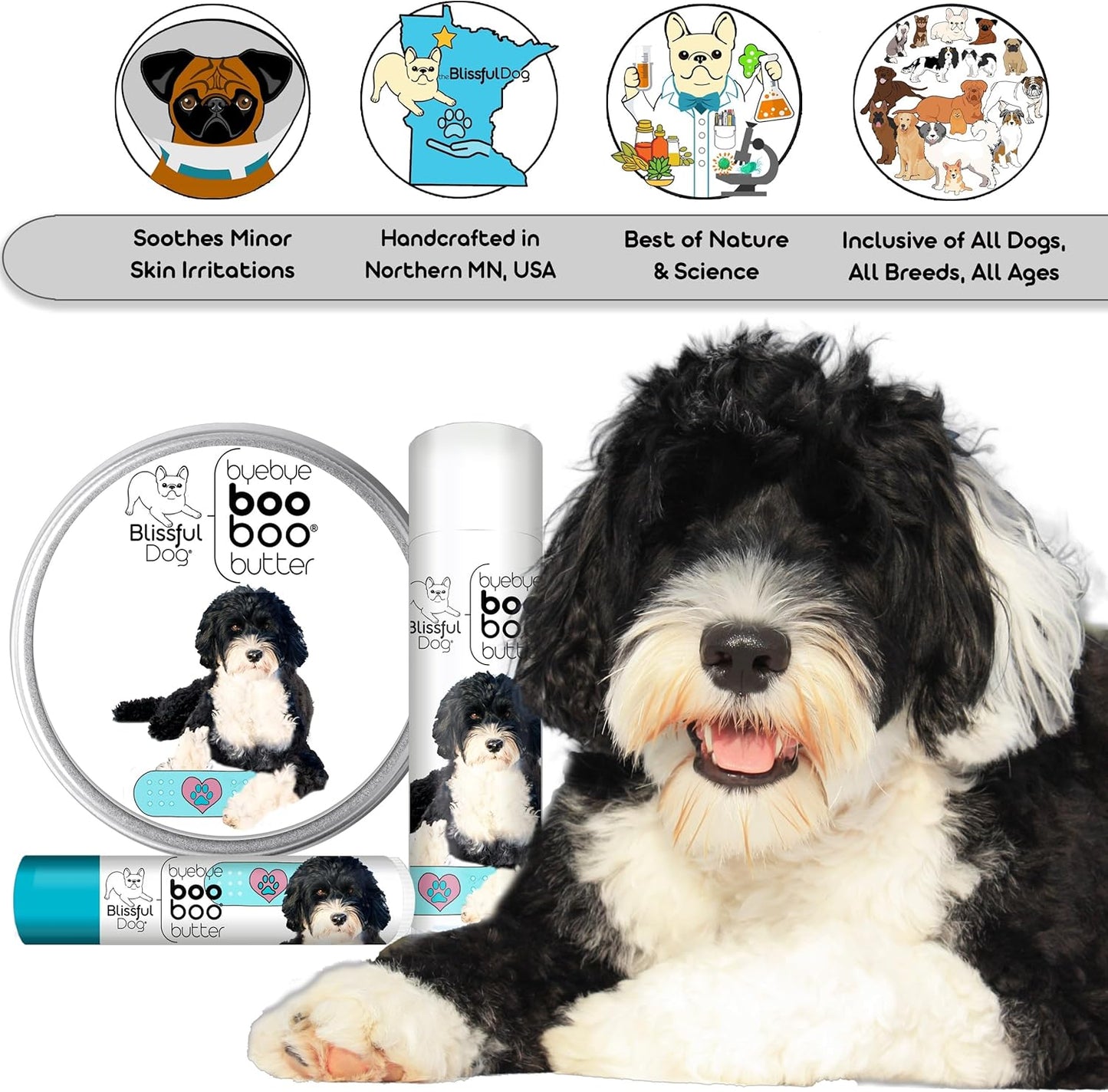 Portuguese Water Dog Boo Boo Butter, 0.15 oz