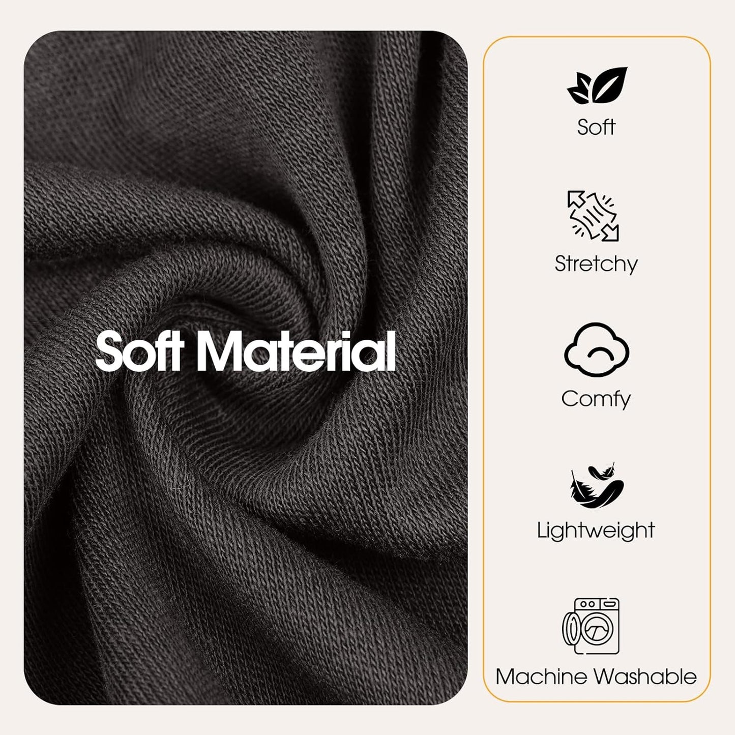 Medium Dog Pajamas with Back Zipper & Adjustable Drawstrings, Soft Dog Onesie Pjs, Easy On/Off Comfy Anti-Licking Dogs Outfits Jammies Shedding Suits, Beagle, Springer Spaniel, Grey L