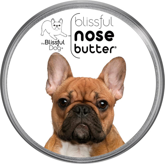 The Blissful Dog French Bulldog Black Masked Fawn Unscented Nose Butter - Dog Nose Butter, 8 Ounce