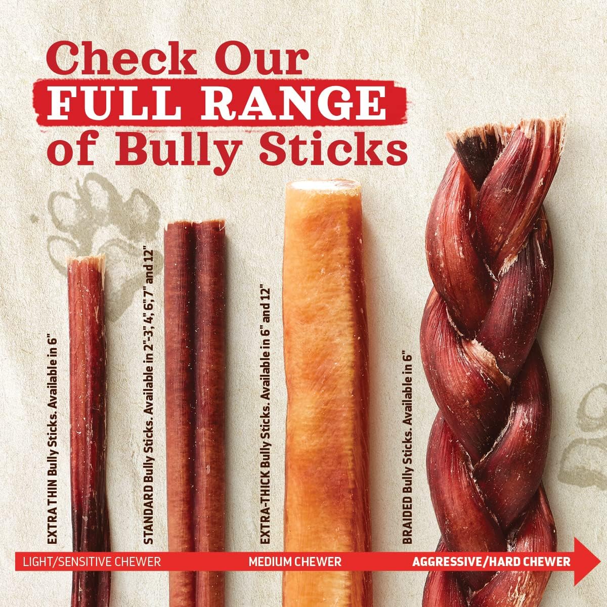 Natural Farm Odor-Free Bully Sticks (4”, 8oz) All-Natural Long-Lasting Chews, 100% Beef Pizzle, Grass-Fed, Grain-Free, Hormone-Free, Protein for Muscle Development & Energy, Perfect for Small Dogs