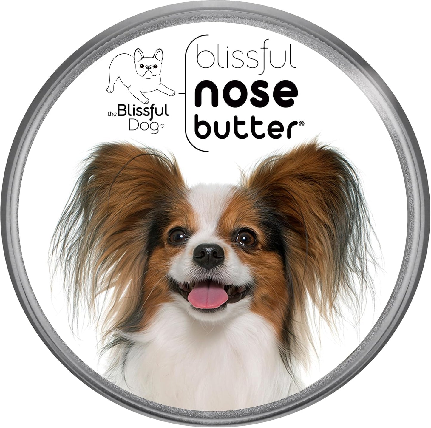 The Blissful Dog Papillon Unscented Nose Butter - Dog Nose Butter, 2 Ounce