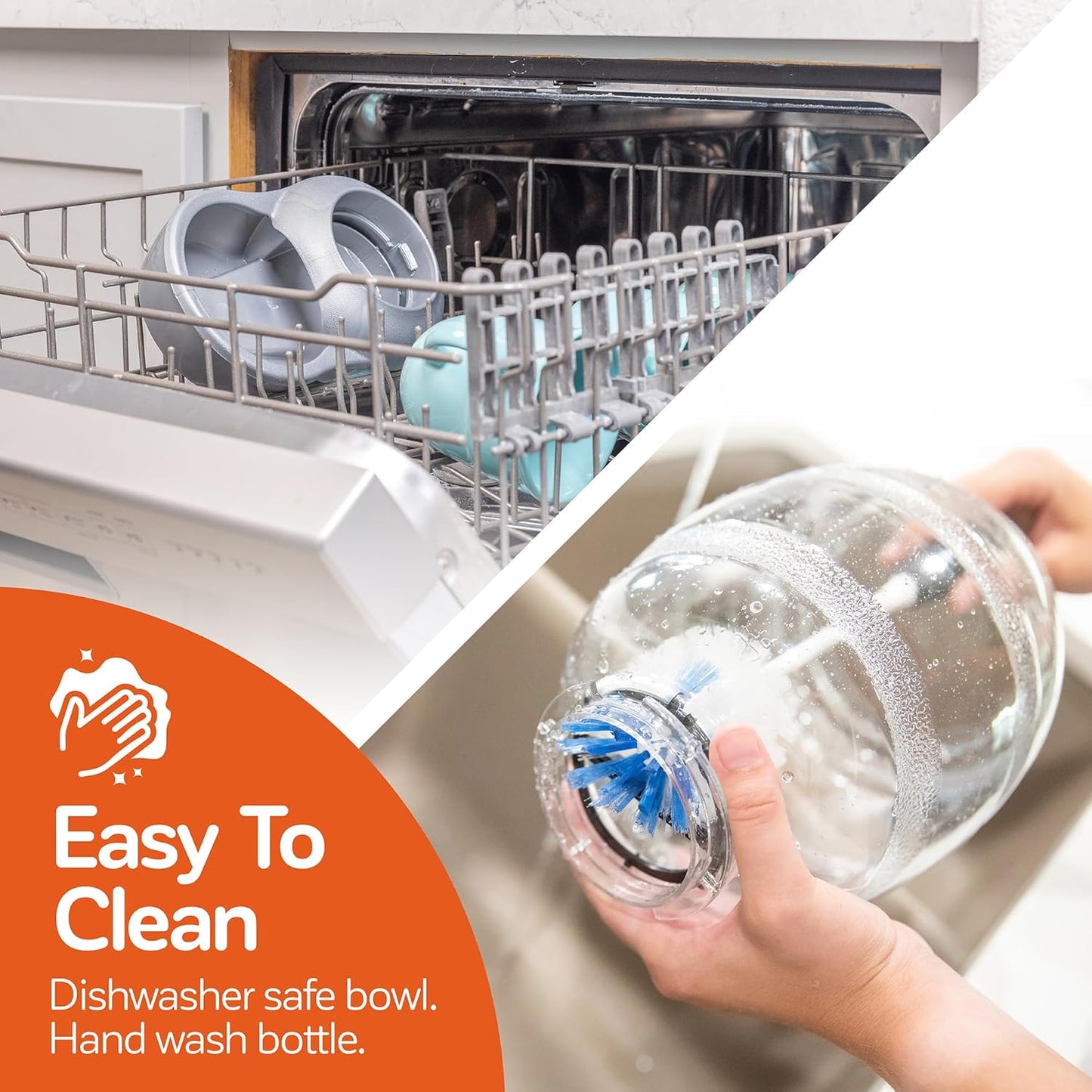 Petmate Replendish Feeder Automatic Cat and Dog Feeder, Pearl Peacock Blue, 10 LB, Made in USA