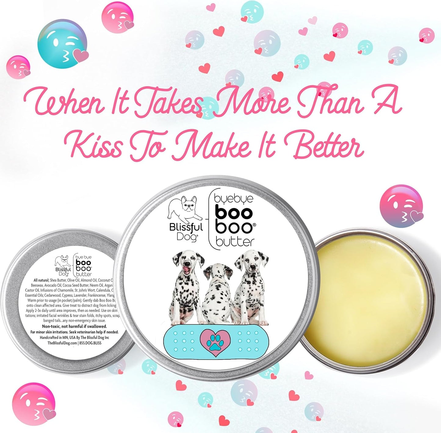 The Blissful Dog Dalmatian Boo Boo Butter, 8-Ounce