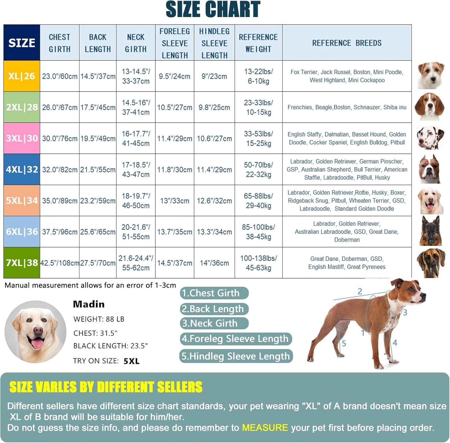 Yeapeeto Dog Onesie Surgery Recovery Suit for Large Medium Bodysuit Dogs Pajamas PJS Full Body for Shedding, Prevent Licking, Wound Protection, Cone Alternative (7X-Large (Pack of 1), Pink)