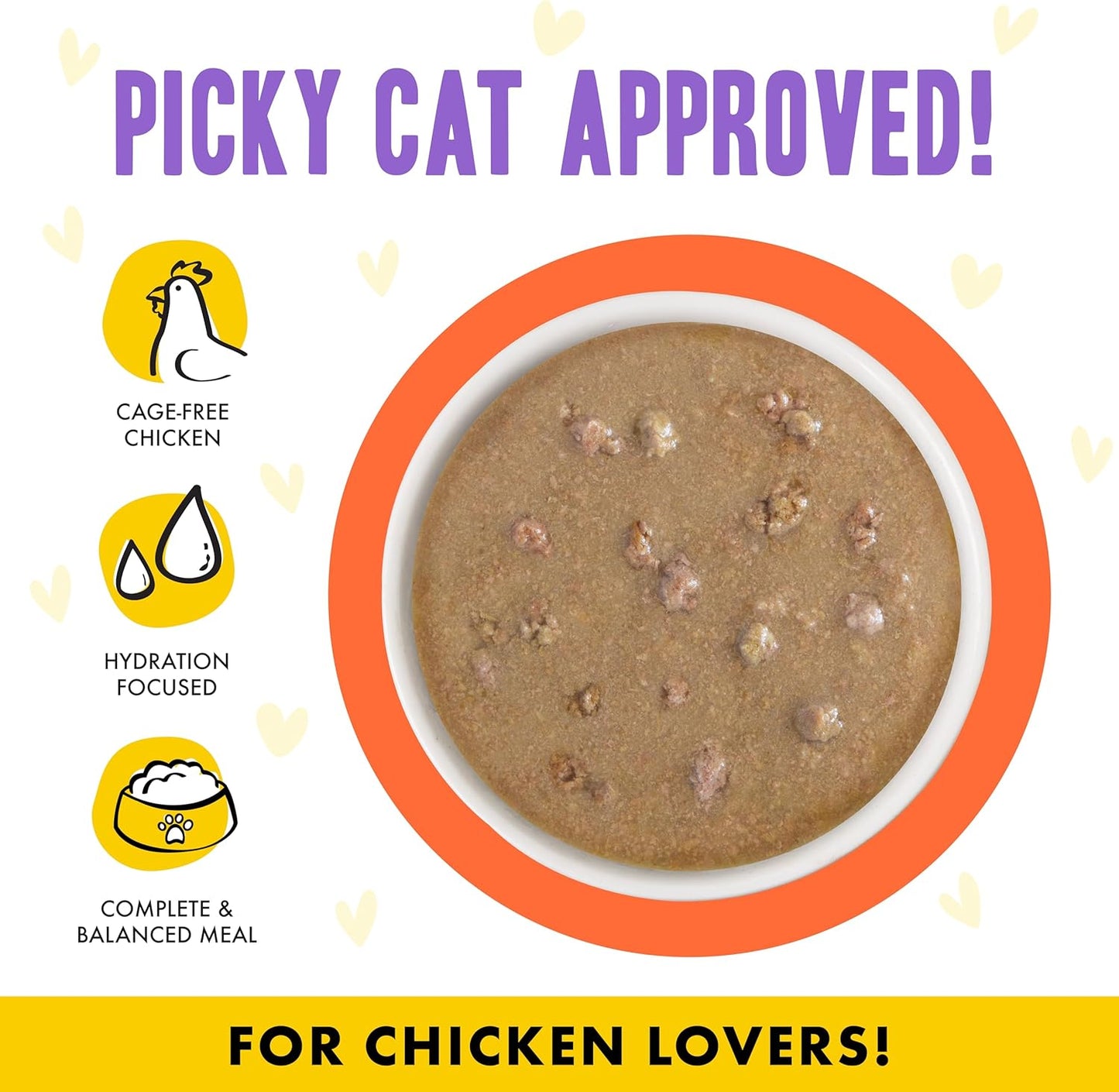 Weruva B.F.F. OMG - Best Feline Friend Oh My Gravy!, Chicken & Salmon Shine Bright with Chicken & Salmon in Gravy, 2.8oz Pouch (Pack of 12)