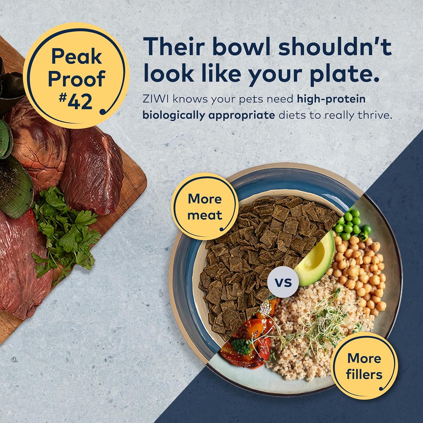 ZIWI Peak Air-Dried Dog Food – Venison - All Natural, High Protein, Grain Free, Limited Ingredient w/ Superfoods (35.2oz)