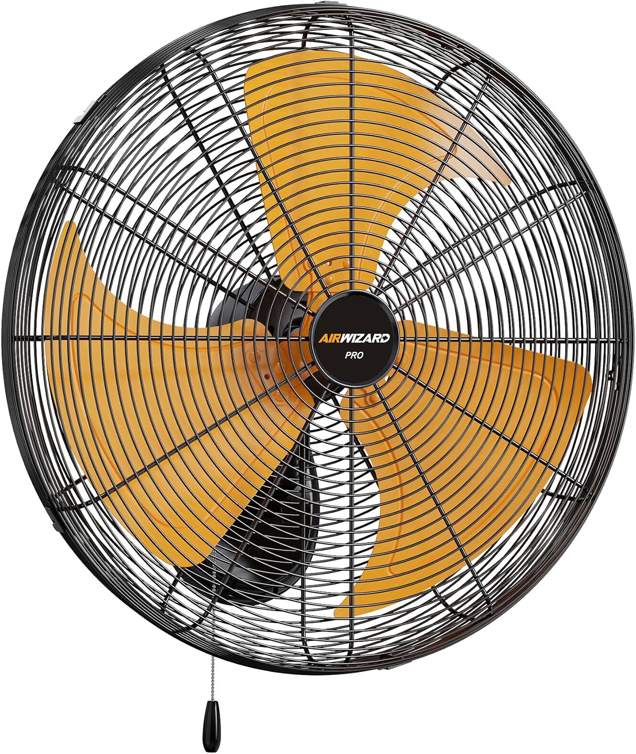 Oscillating High Velocity Wall Mount Fan, Industrial Heavy Duty Metal Wall Fans, 3 Speeds, Adjustable Tilt, Quiet Operation Commercial Shop Fan for Garage (18 Inch - Indoor)