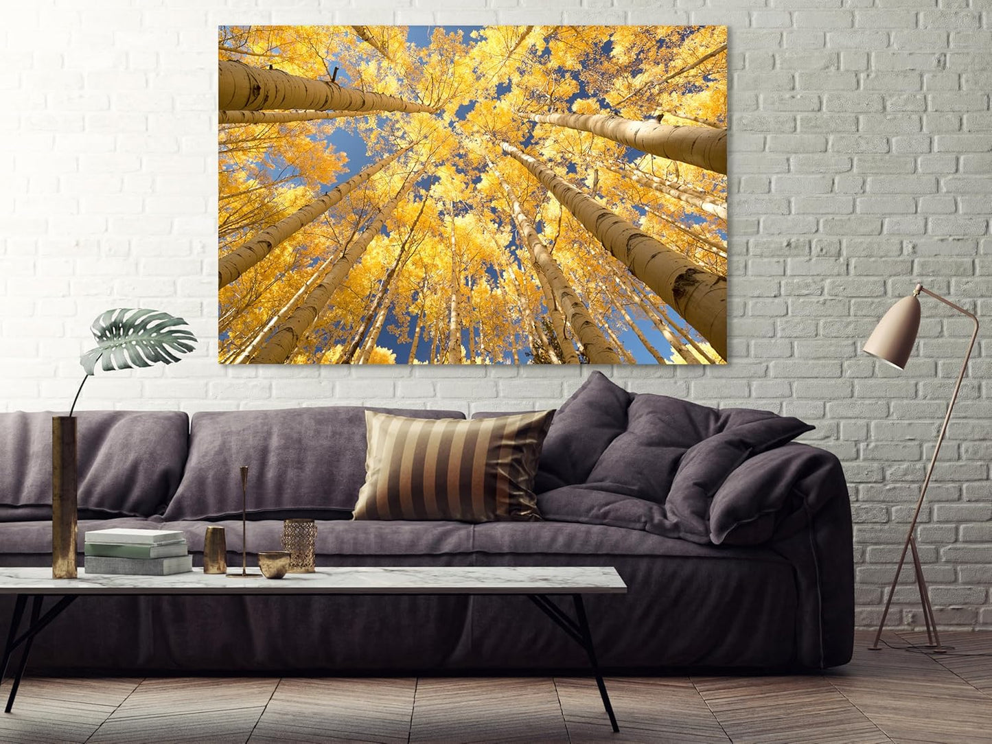 Nature Wall Art Prints - Ocean Forest Mountain Lake Canvas Landscapes - Small to Extra Large Living Room Bedroom Kitchen Bathroom Décor (Reaching for the Sky, 35L" x 53W")