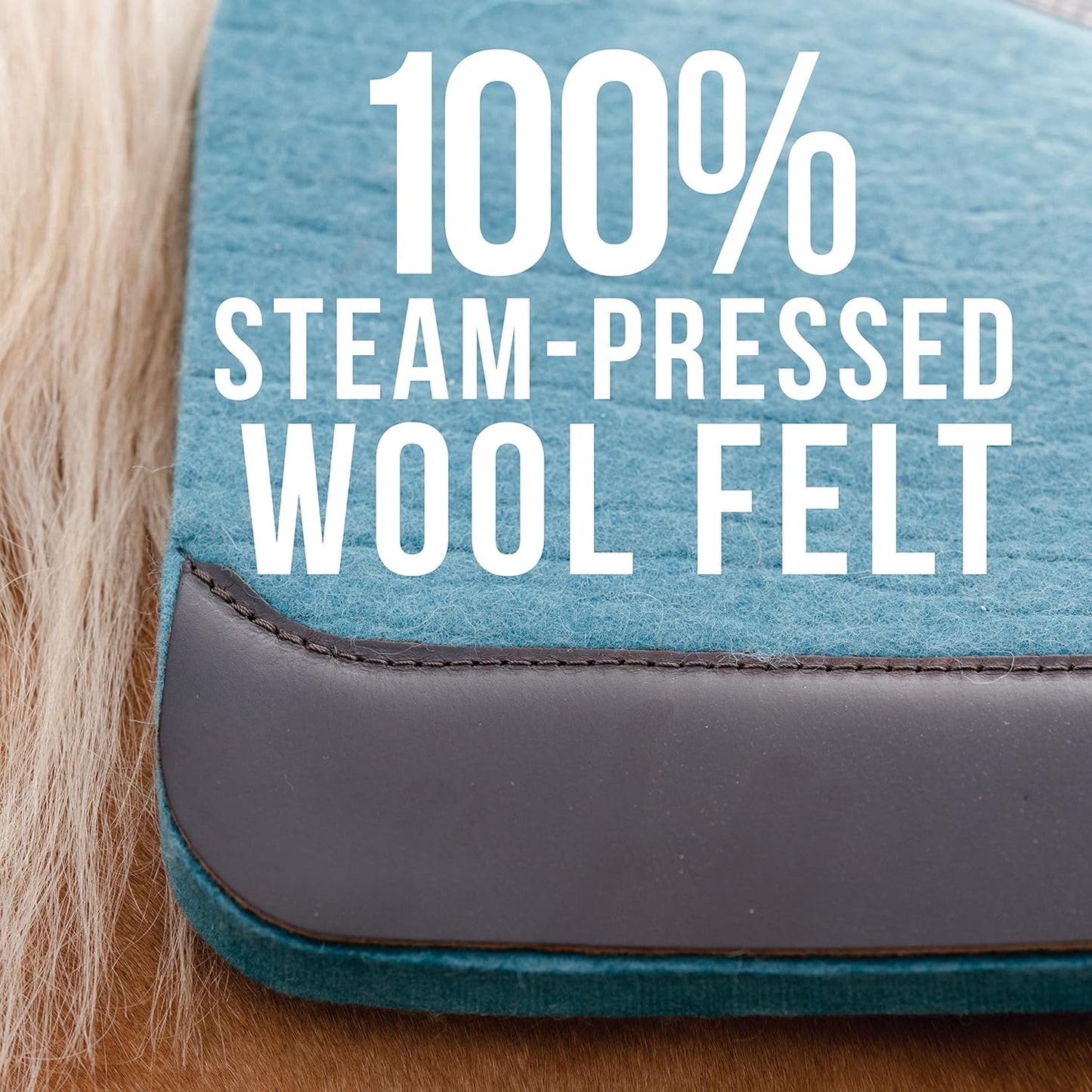 Professional's Choice 100% Steam-Pressed Wool Felt Saddle pad