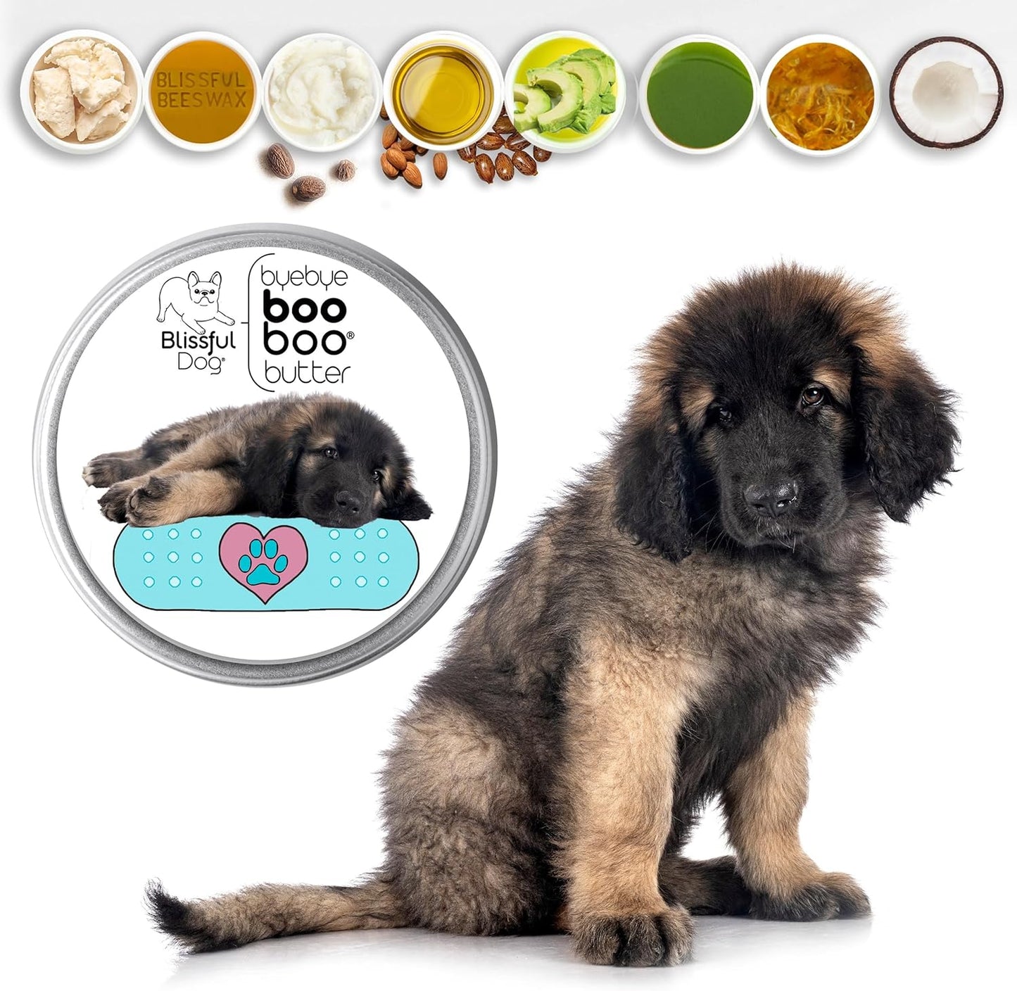 The Blissful Dog Leonberger Boo Boo Butter, 16 oz.