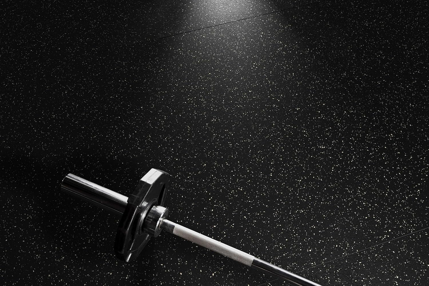 Playsafer Genaflex Rubber Gym Floor Mat, Heavy Duty Commercial Protective Gym Flooring Roll - 8mm Thick (10% Grey, 4' X 15')